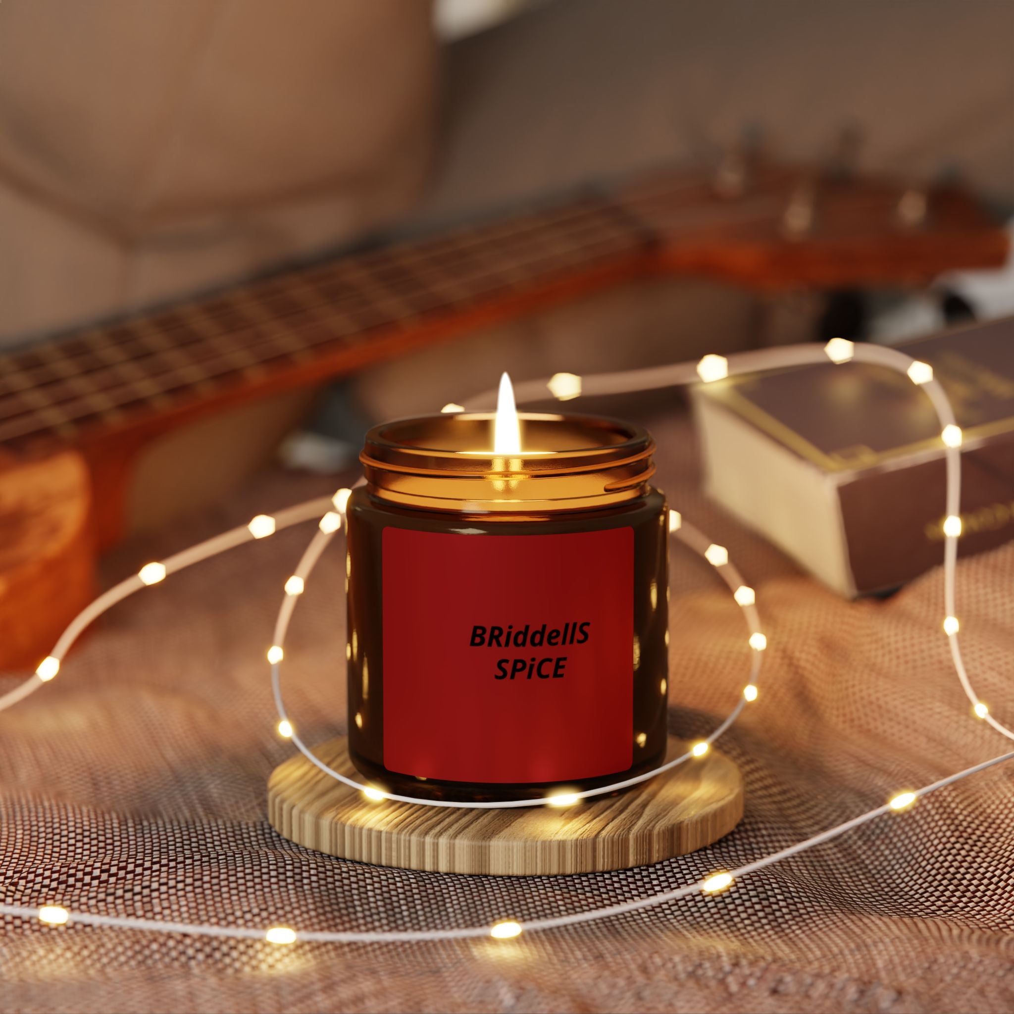 Spiced Amber Soy Candle — "Briddell's Spice" Scent