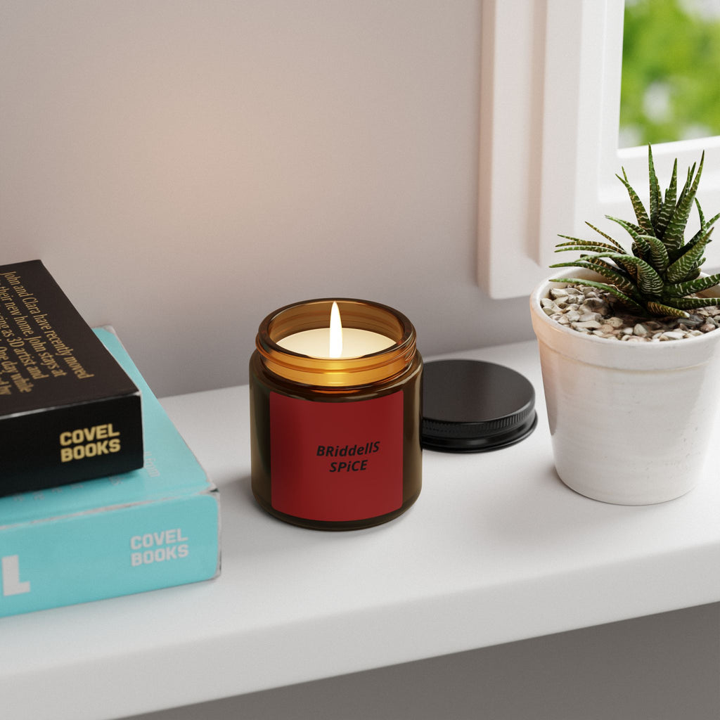 Spiced Amber Soy Candle — "Briddell's Spice" Scent