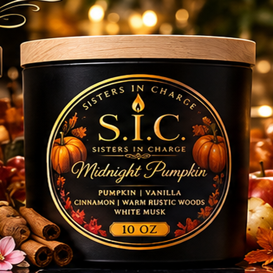 S.I.C. Midnight Pumpkin candle
